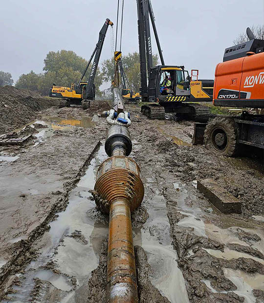HDD Construction - Podbusivanje reke Dunav