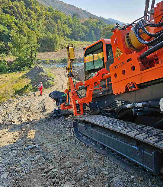 HDD Construction - Podbusivanje reke Kolubara