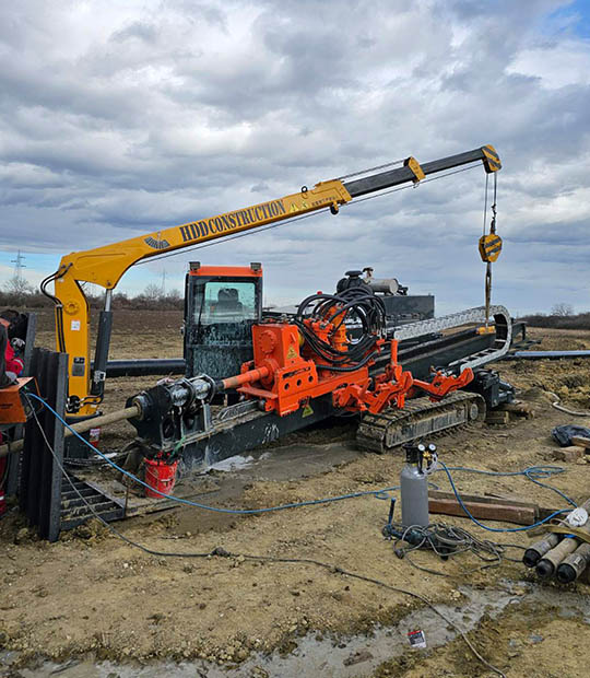 HDD Construction - Podbusivanje pruznog prelaza Novi Sad